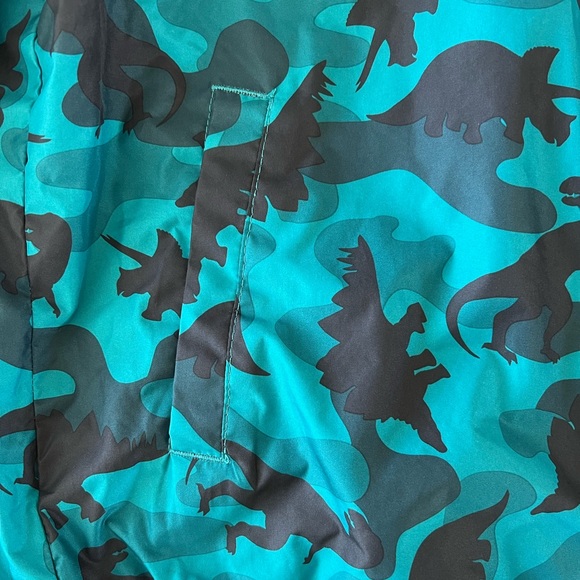NWT Gymboree Field Expedition Dinosaur Camo Windbreaker Jacket Boys Sz L 10-12 - Picture 5 of 7